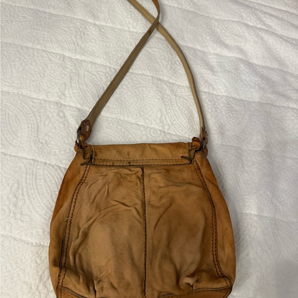 Lucky Brand Brown Ruffled Crossbody Bag - Picture 2 of 7